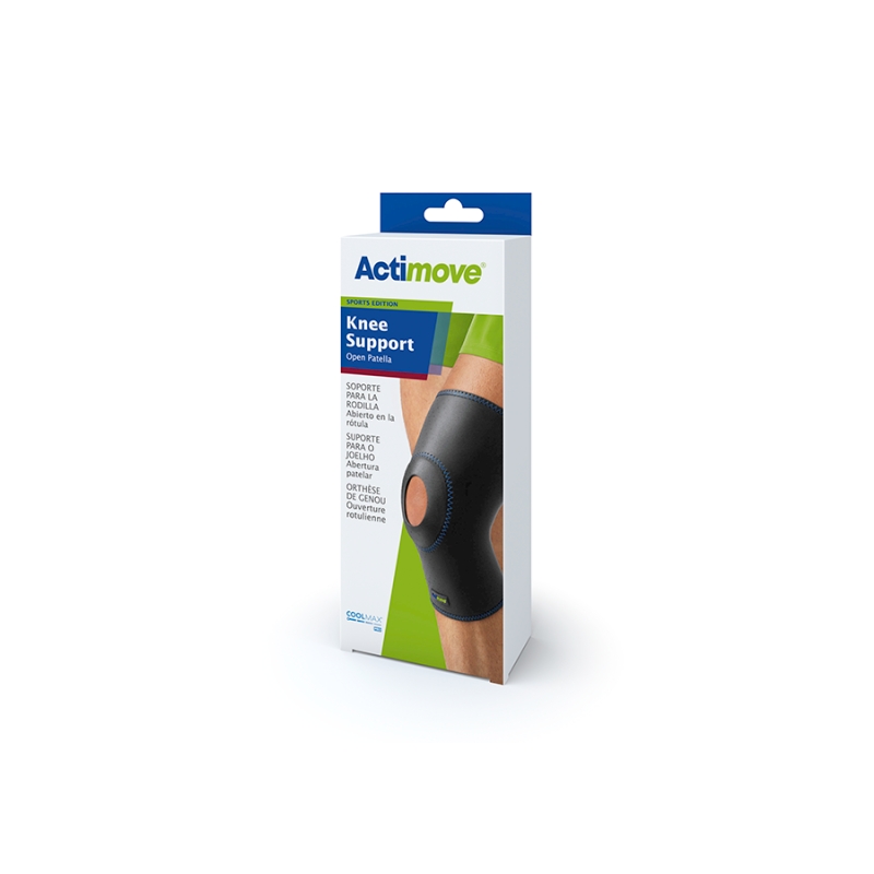 Actimove Sports Edition, orteza stawu kolanowego z odsłoniętą rzepką, rozmiar S, 1 szt.