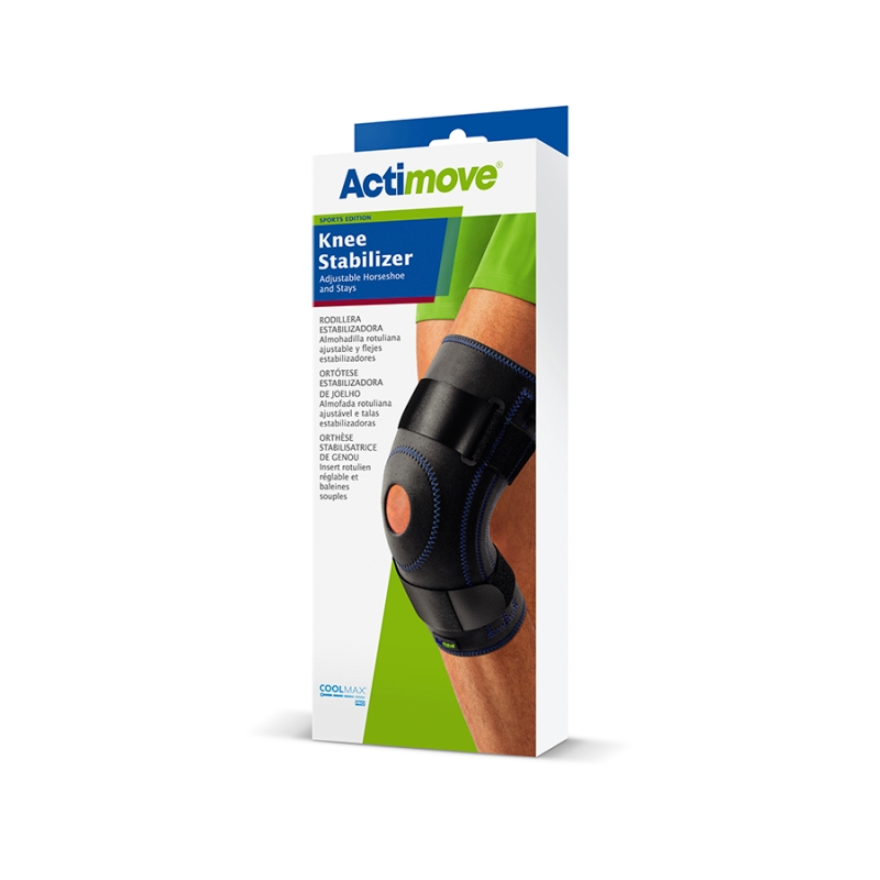 Actimove Sports Edition, orteza stawu kolanowego z regulowaną pelotą, rozmiar M, 1 szt.