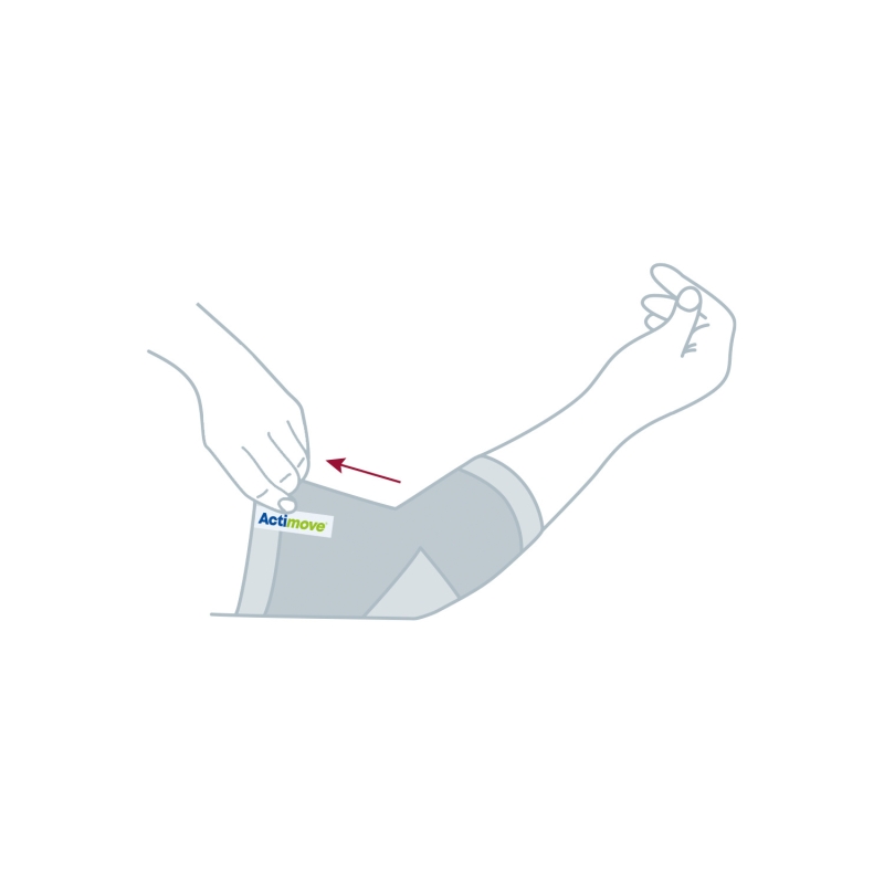 Actimove Everyday Supports, opaska na łokieć, rozmiar M, beżowy, 1 szt.