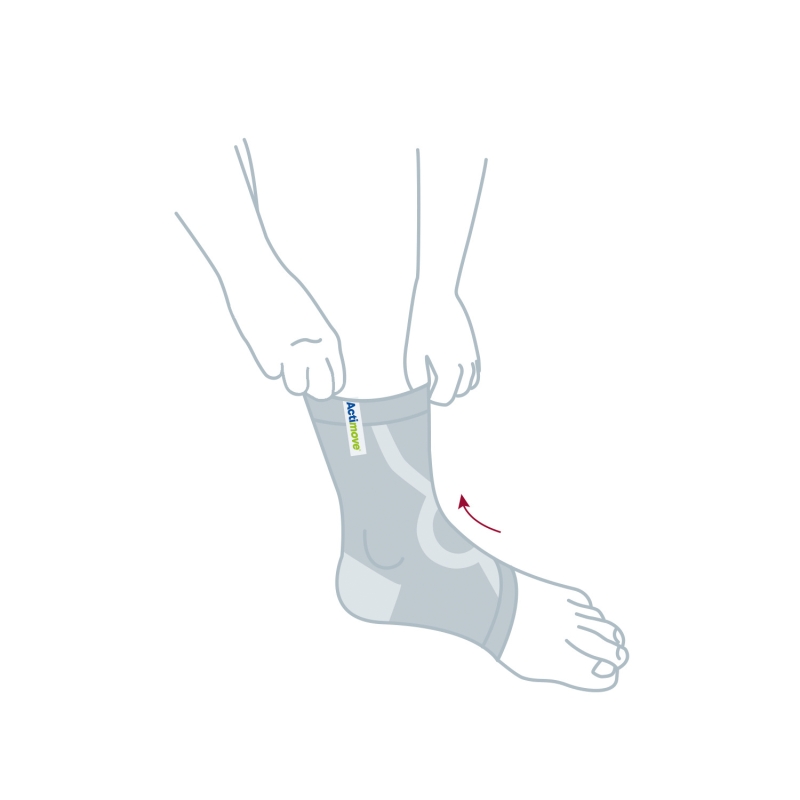 Actimove Everyday Supports, opaska stawu skokowego, rozmiar XL, 1 szt.