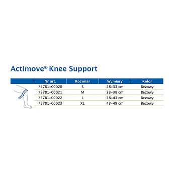 Actimove Arthritis Care, opaska stawu kolanowego dla osób z zapaleniem stawów, rozmiar M, 1 szt.