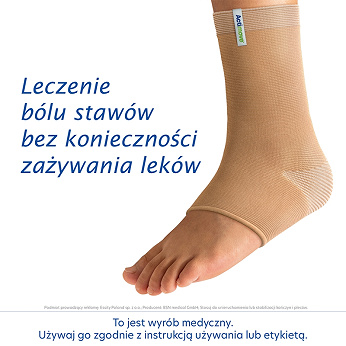 Actimove Ankle Support, opaska stawu skokowego BEIGE M, 1 szt.