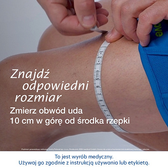 Actimove KNEE SUPPORT CLOSED PATELLA, opaska stabilizująca staw kolanowy z zabudowaną rzepką i 2 fiszbinami, rozmiar XL, 1 szt.