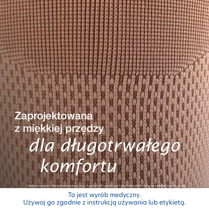Actimove Everyday Supports, opaska stabilizująca staw kolanowy z zabudowaną rzepką i 2 fiszbinami, rozmiar M, 1 szt.