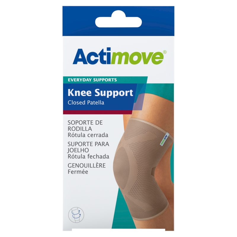 Actimove Everyday Supports opaska stabilizująca staw kolanowy z zabudowaną rzepką i 2 fiszbinami, rozmiar M, 1 szt.