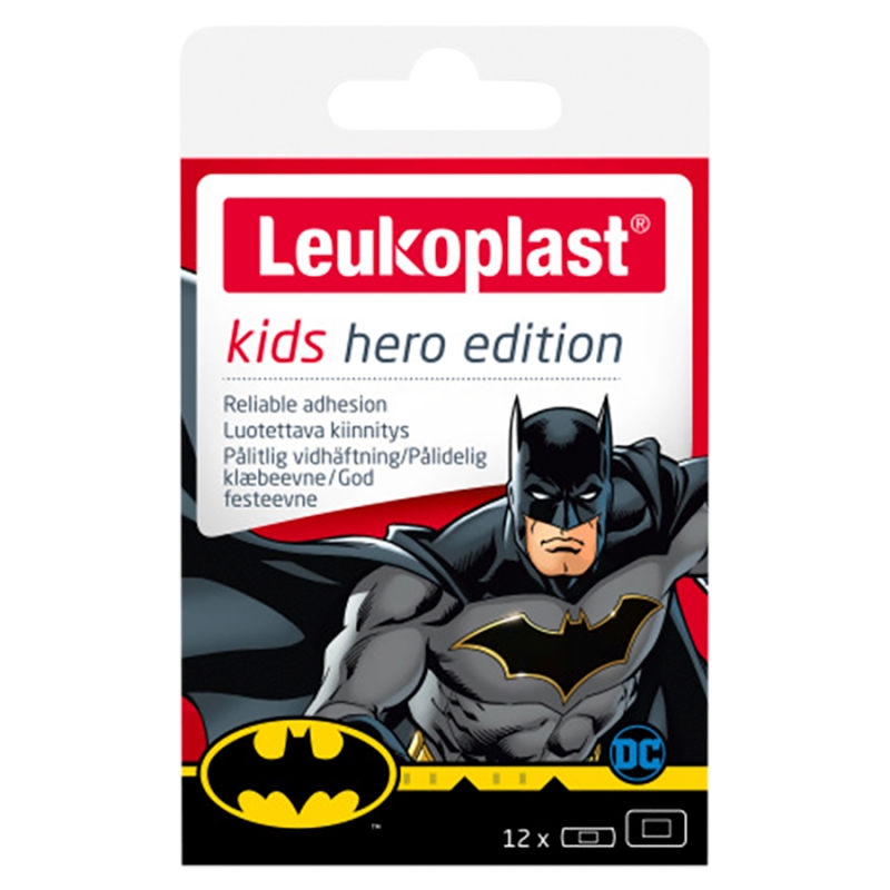 Leukoplast Kids Hero Edition  plastry na skaleczenia dla dzieci, 12 szt.
