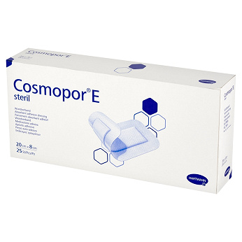 COSMOPOR E , opatrunek jałolwy 20 x 8 cm, 25 szt.