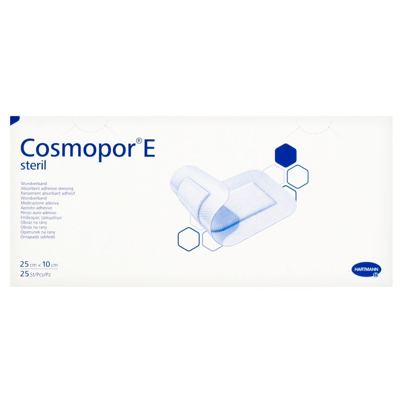 COSMOPOR E opatrunek jałowy,  25 x 10 cm, 25 szt.