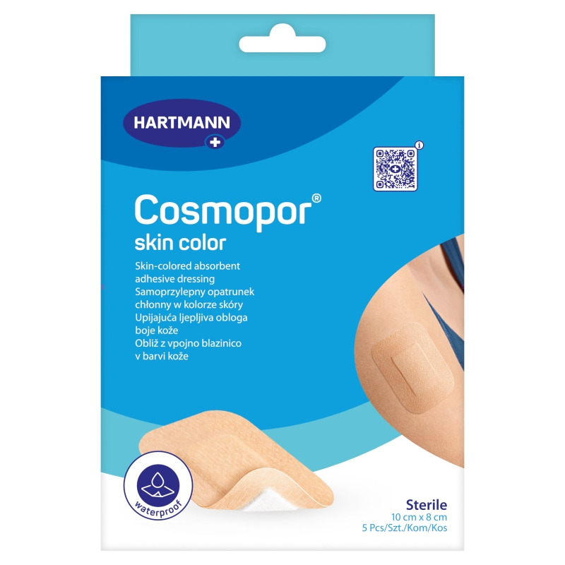 Cosmopor skin color  opatrunek samoprzylepny w kolorze skóry 10 cm x 8 cm, 5 szt.