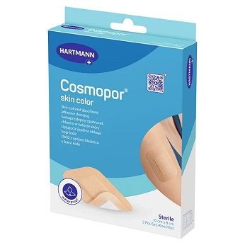 Cosmopor skin color , opatrunek samoprzylepny w kolorze skóry 10 cm x 8 cm, 5 szt.