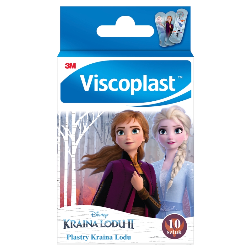 Viscoplast Plastry Kraina Lodu dla dzieci, 10 szt.