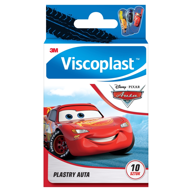 Viscoplast Plastry Auta dla dzieci, 10 szt.