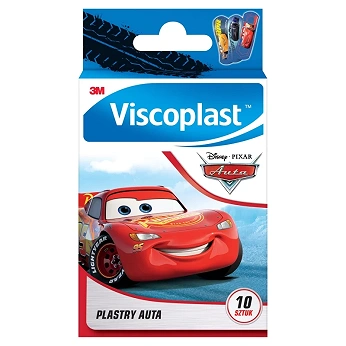 Viscoplast Plastry Auta, dla dzieci, 10 szt.