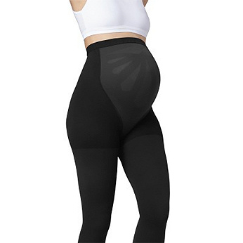 JOBST Maternity Opaque, rajstopy uciskowe dla kobiet w ciąży, CCL1 czarny, rozmiar 5 ZP, 1 para