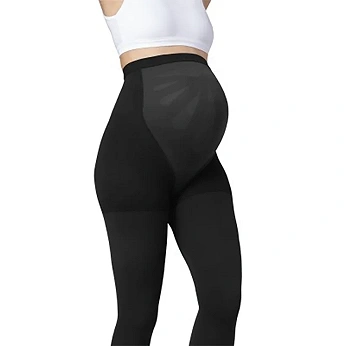JOBST Maternity Opaque, rajstopy uciskowe dla kobiet w ciąży, CCL1 czarne, rozmiar 3 ZP, 1 para