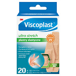 Viscoplast Ultra Stretch  plastry elastyczne oddychające różne rozmiary, 20 szt.