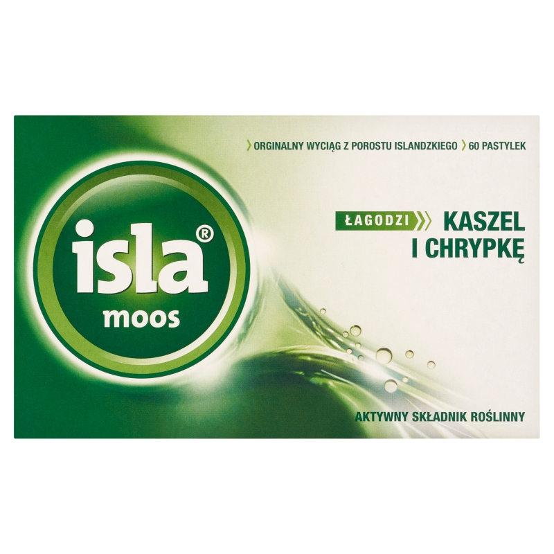Isla-Moos, pastylki do ssania na kaszel i chrypkę, 60 szt.