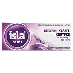Isla - Cassis pastylki do ssania na kaszel i chrypkę o smaku porzeczkowym, 30 szt.