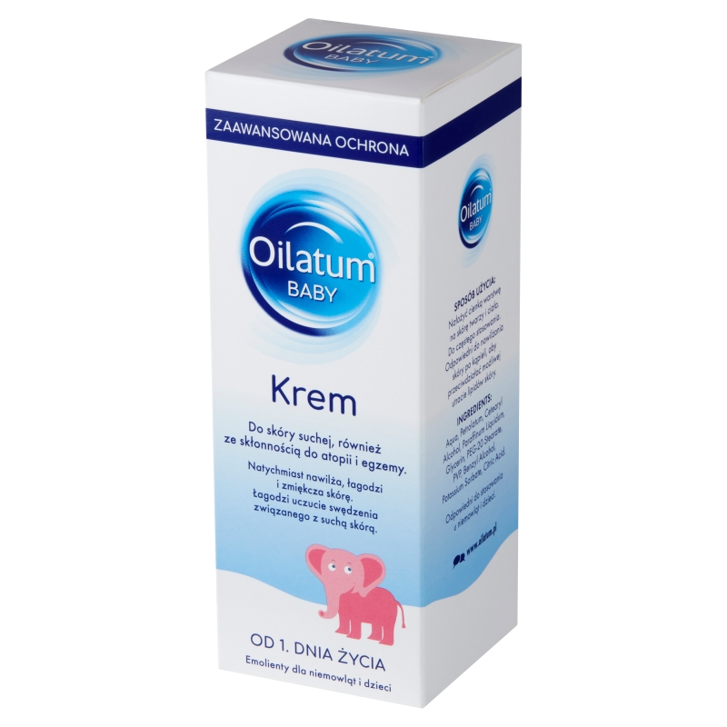 Oilatum Baby, krem ochronny dla niemowląt od pierwszych dni życia, 150 ml