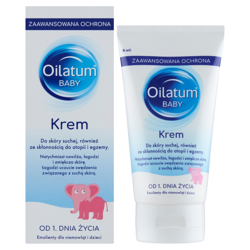 Oilatum Baby, krem ochronny dla niemowląt od pierwszych dni życia, 150 ml
