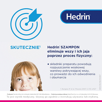 Hedrin , szampon na wszawice, 100 ml