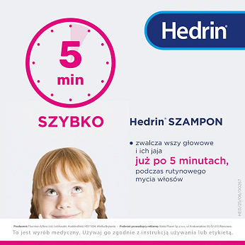 Hedrin , szampon na wszawice, 100 ml