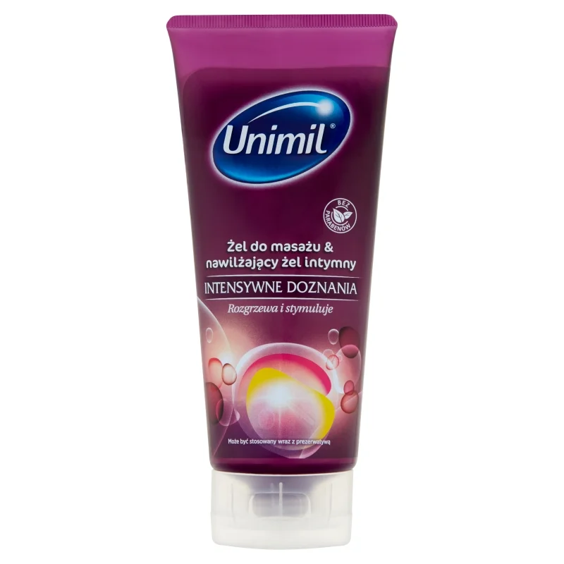 Unimil Intensywne Doznania 2 w 1, żel do masażu i żel intymny, 200 ml