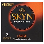 Unimil SKYN Large , prezerwatywy, 3 szt.