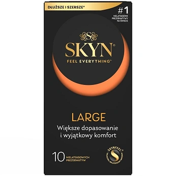 Skyn Large, bezlateksowe, 10 szt.