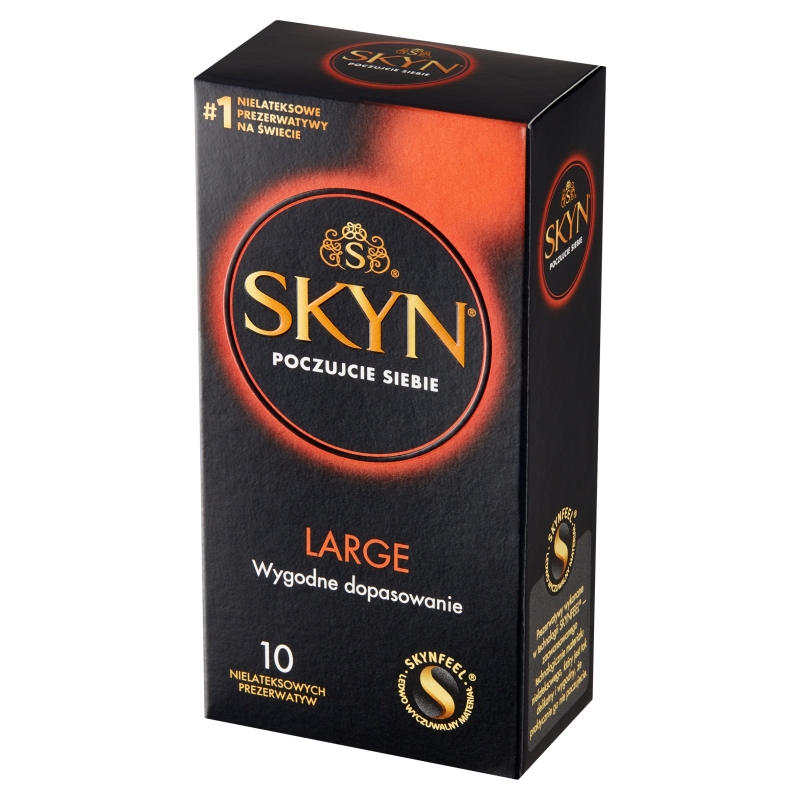 Skyn Large, bezlateksowe, 10 szt.