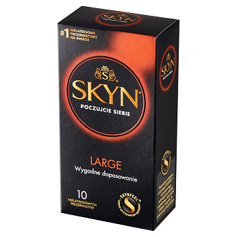Skyn Large, bezlateksowe, 10 szt.