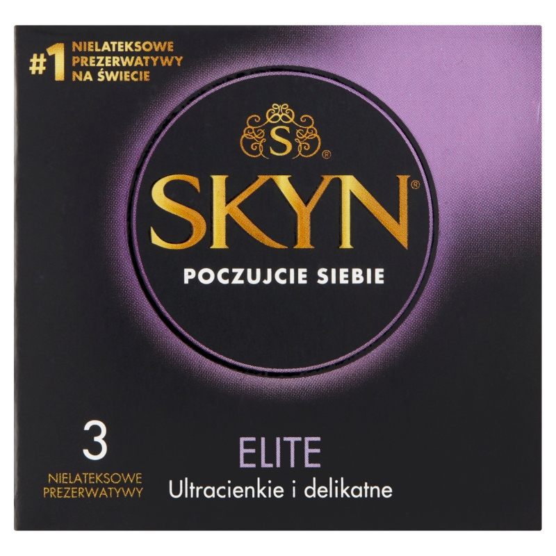 Unimil SKYN Elite  prezerwatywy nielateksowe, 3 szt.