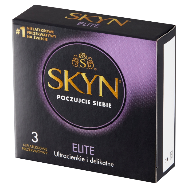 Unimil SKYN Elite , prezerwatywy nielateksowe, 3 szt.