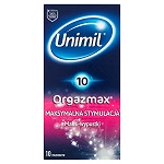 Unimil Orgazmax prezerwatywy, 10 szt.