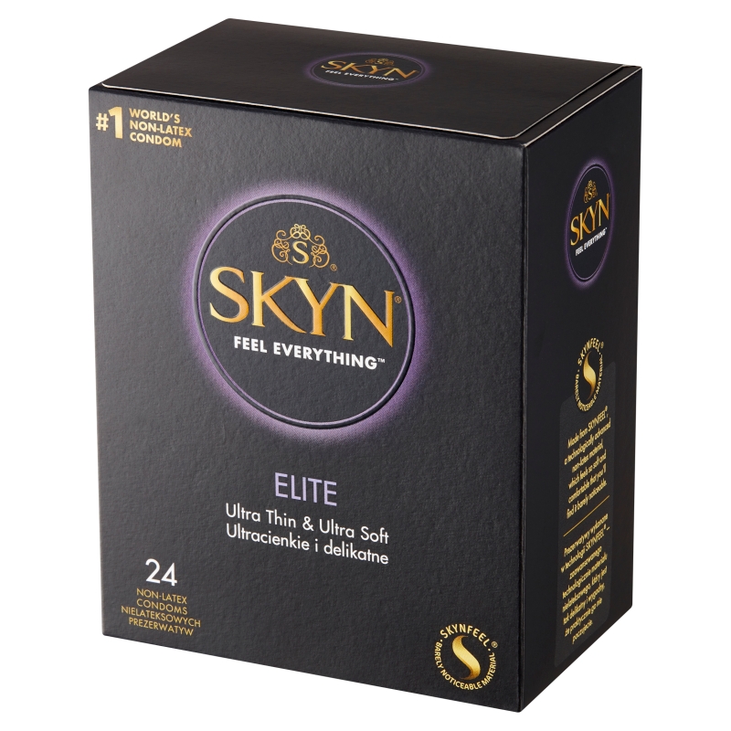 Unimil Skyn Elite, nielateksowe prezerwatywy, 24 szt.
