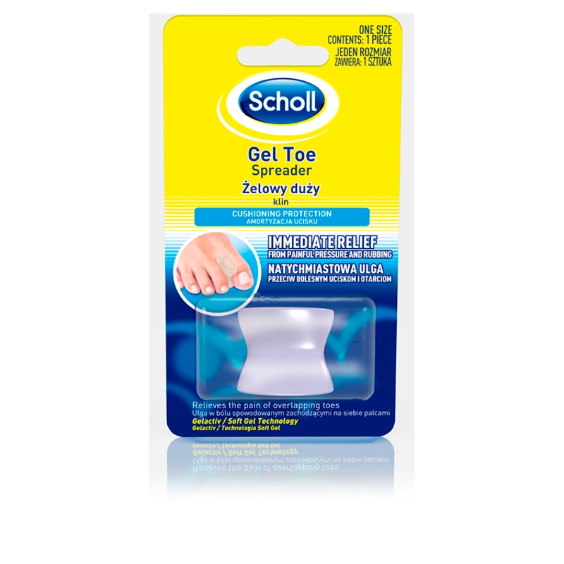 Scholl Gelactiv  klin żelowy duży międzypalcowy, 1 szt.