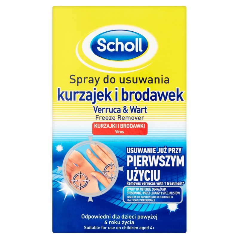 Scholl Spray, do usuwania kurzajek i brodawek, 80 ml
