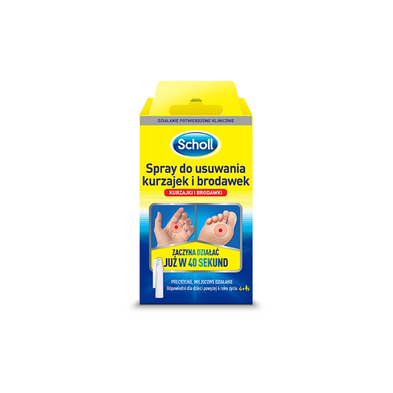 Scholl Spray , do usuwania kurzajek i brodawek, 80 ml