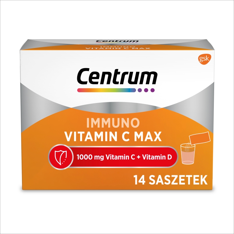 Centrum IMMUNO Vitamin C Max , proszek,  14 szt.