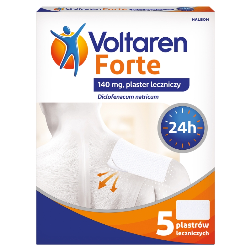 Voltaren Forte, plaster leczniczy, 5 szt.