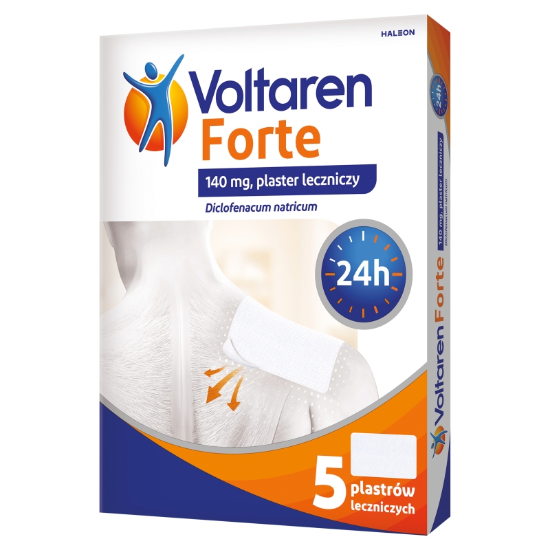 Voltaren Forte, plaster leczniczy, 5 szt.