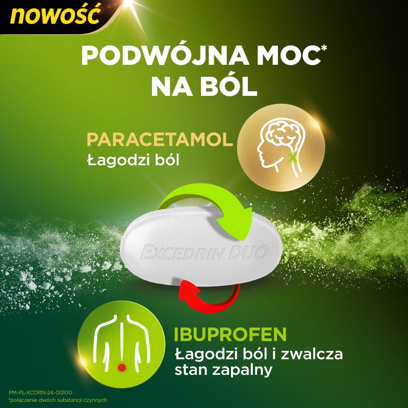 Excedrin Duo, 20 tabletek powlekanych