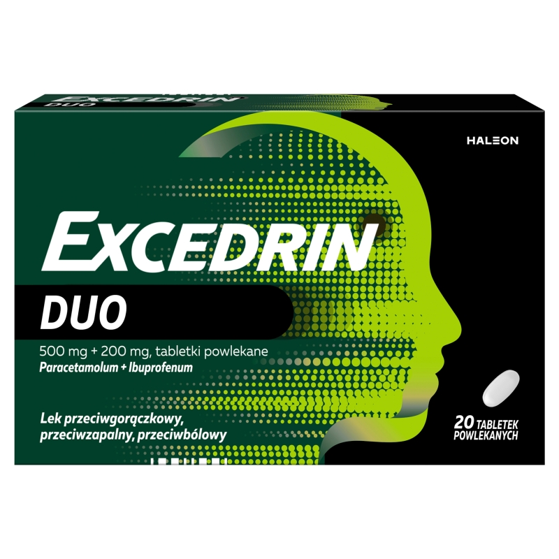 Excedrin Duo 20 tabletek powlekanych
