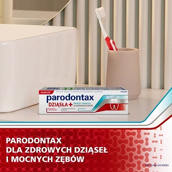Parodontax Dziąsła + Świeży oddech, Nadwrażliwość, pasta do zębów, 75 ml
