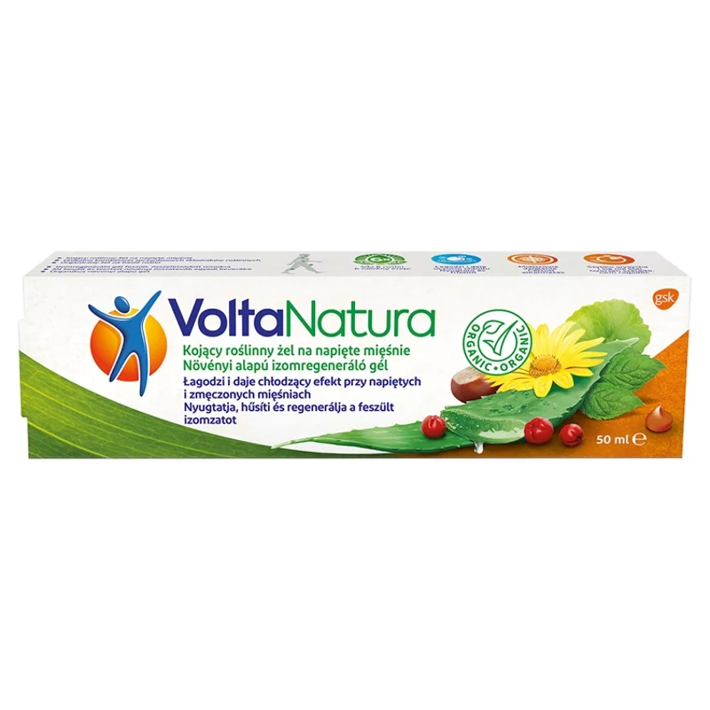 VoltaNatura Żel kojący, roślinny na napięte mięśnie, 50 ml