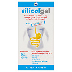 Silicolgel żel doustny, łagodzący objawy zaburzeń żołądkowo- jelitowych , 12 saszetek x 15 ml