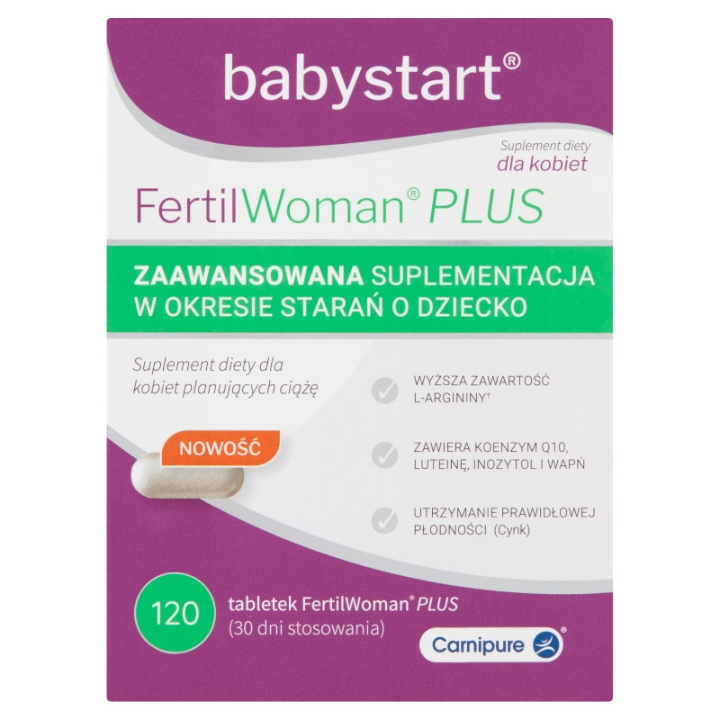 FertilWoman Plus  tabletki dla kobiet planujących ciążę, 120 szt.