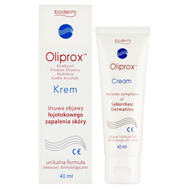 Oliprox, krem o właściwościach przeciwgrzybiczych i przeciwbakteryjnych, 40 ml