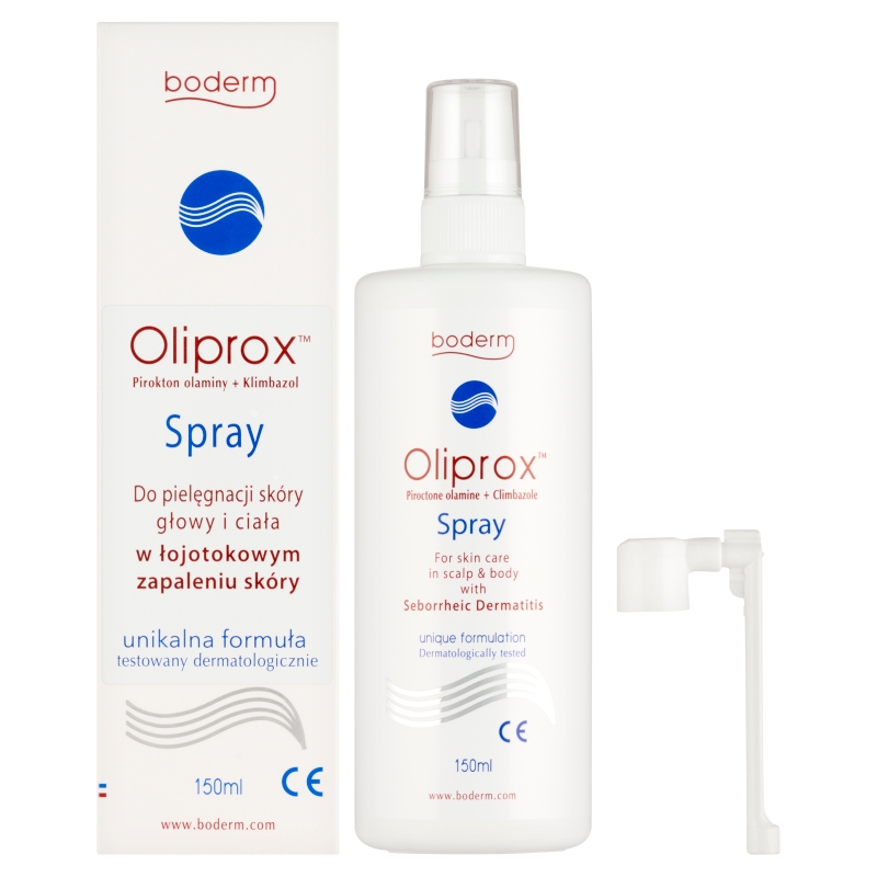 Oliprox, spray do pielęgnacji skóry łojotokowej, 150 ml