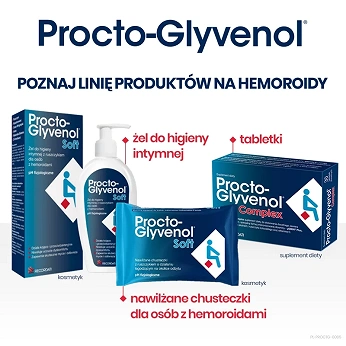 Procto-Glyvenol , kremdoodbytniczy do miejscowego leczenia hemoroidów, 30 g